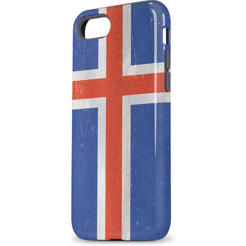 Iceland Flag Distressed iPhone 7 Pro Case